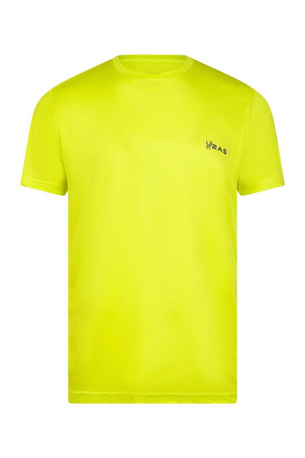 Fiji Sıfır Yaka Tişört Neon Yeşili - 1