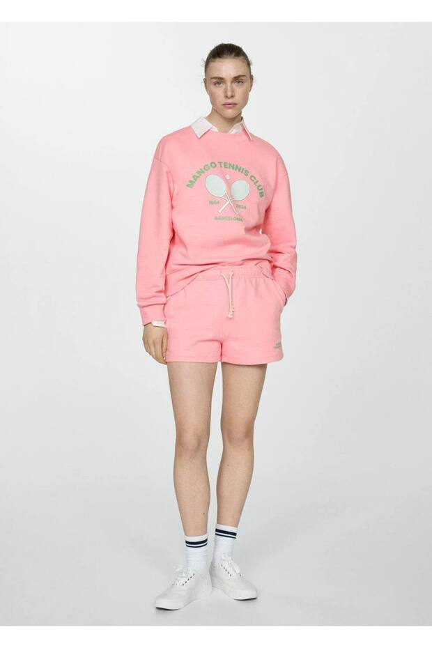 Sweatshirt with writing and patterns - 2