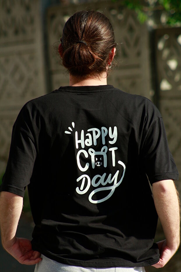 Unisex 100% Cotton Printed Oversize T-shirt Written T-Shirt