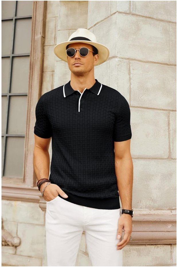 Pastis Polo Neck Knitwear T-shirt