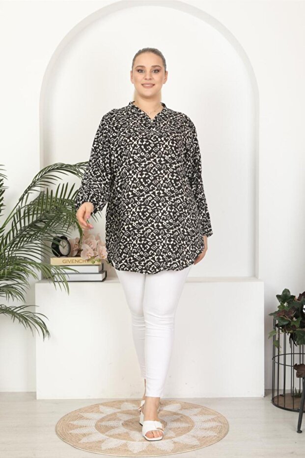 Woven viscose soft comfortable patterned tunic - 7
