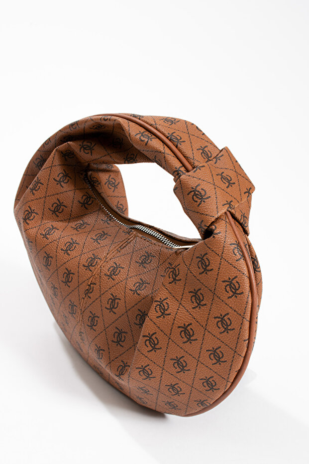 حقيبة يد كلاسيكية مطبوعة بتصميم أنيق - 8