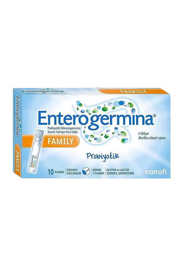 Enterogermina Family Takviye Edici Gıda 50ml ( 5ml X 10 Flakon ) Stt 11-2025 - 1