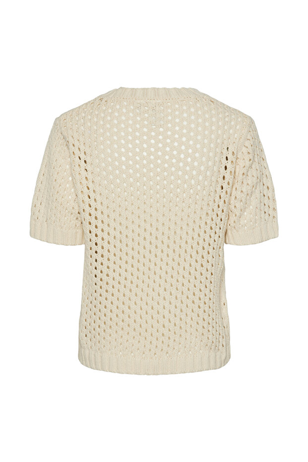 YASSELIA SS KNIT PULLOVER S