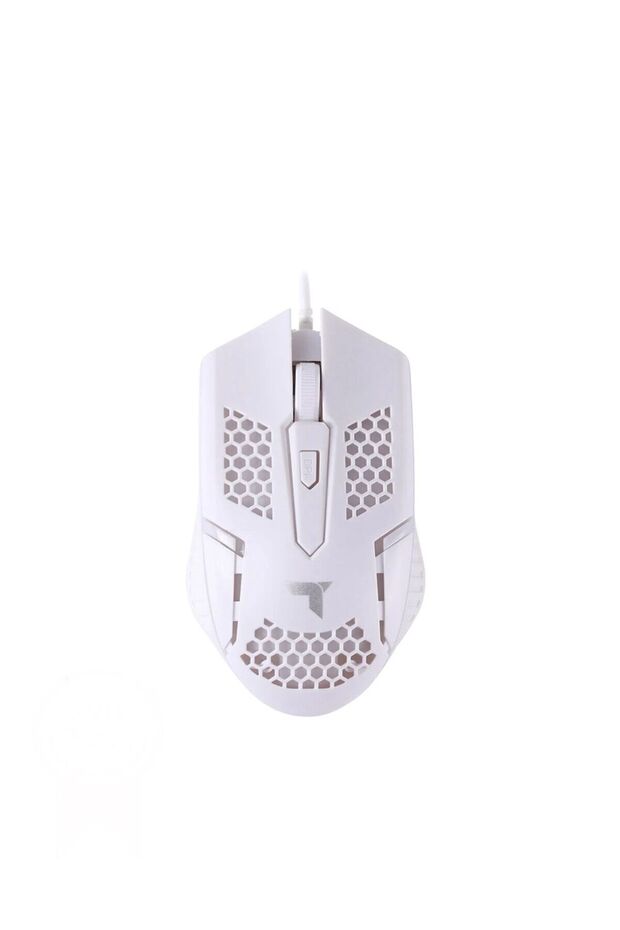 RGB Aydınlatmalı Gaming Oyuncu Mouse Beyaz Işıklı - 3