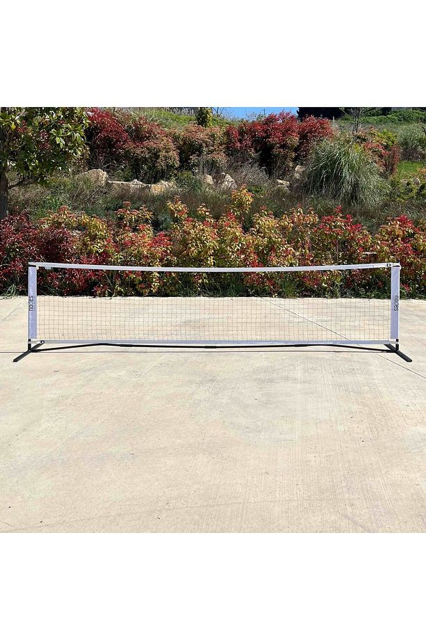 Ayak Tenisi Filesi Ağı - Portatif Komple Set - 100*8 Metre - Profesyonel - 1