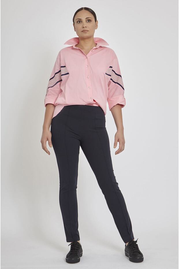 Çizgi Detaylı Tunik - 6