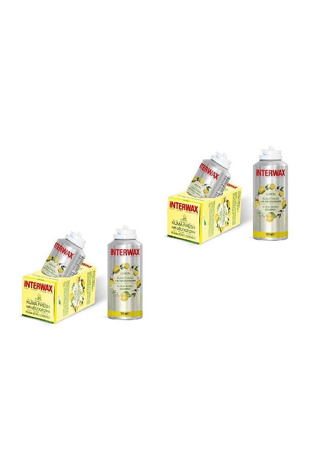 Interwax Limon Kokulu Klima Temizleyici Klima Fresh 150 ml (2adet) - 2
