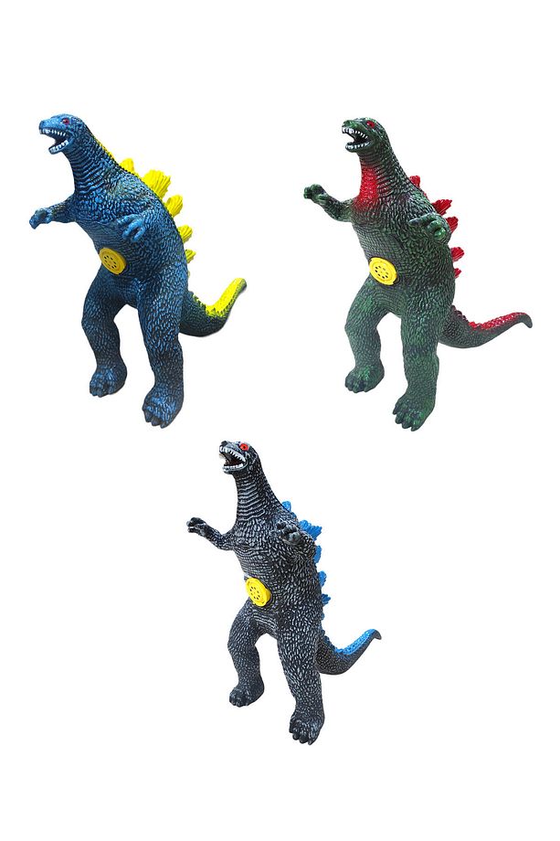 Godzilla 68 Cm Dev Boy Sesli Soft Dinozor Aksiyon Figürü Dinazor - 2