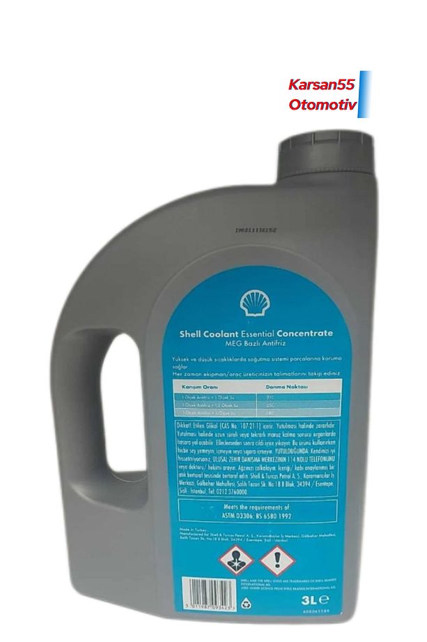 Coolant Mavi Antifiriz 3lt - 2