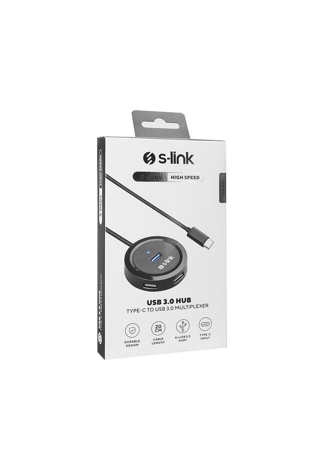 Swapp SW-U340 4 Port Usb 3.0 Gri Type-C Hub - 5