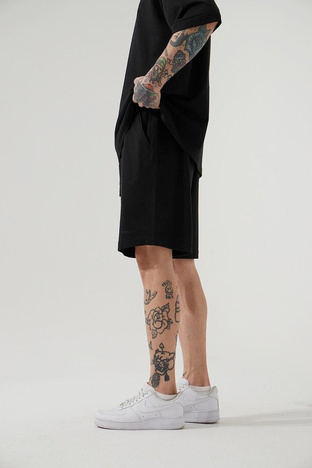 CPR4039 UNISEX OVERSIZE BASIC CEPLİ ŞORT - 3