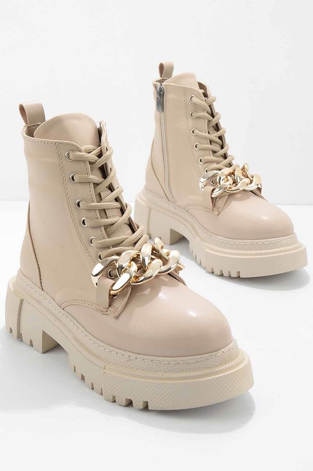 Bej Kadın Bot & Bootie K02678020409 - 1