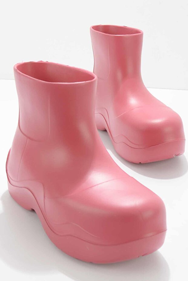 Fuşya Pvc Kadın Bot & Bootie K02819300023 - 1