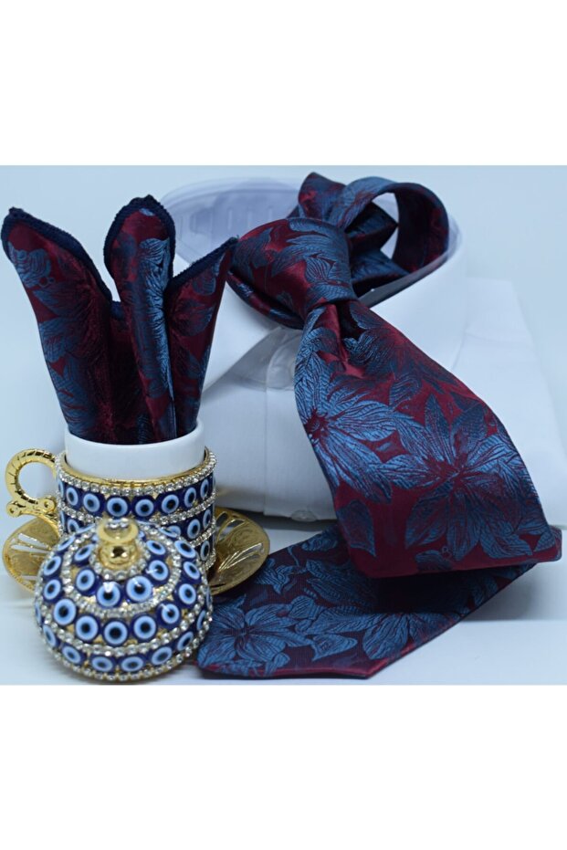 Mikro Mendilli Kravat - 1