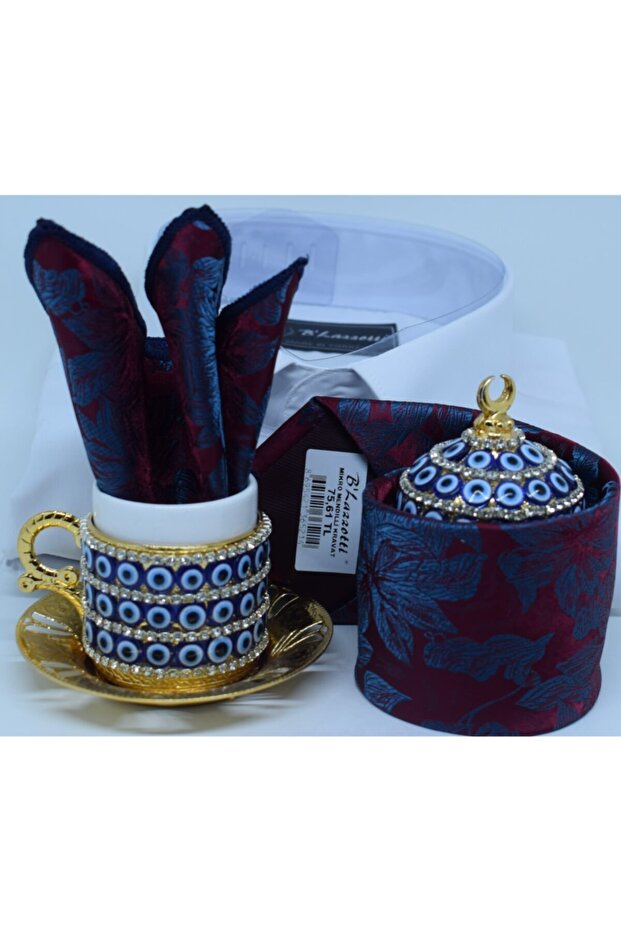 Mikro Mendilli Kravat - 8