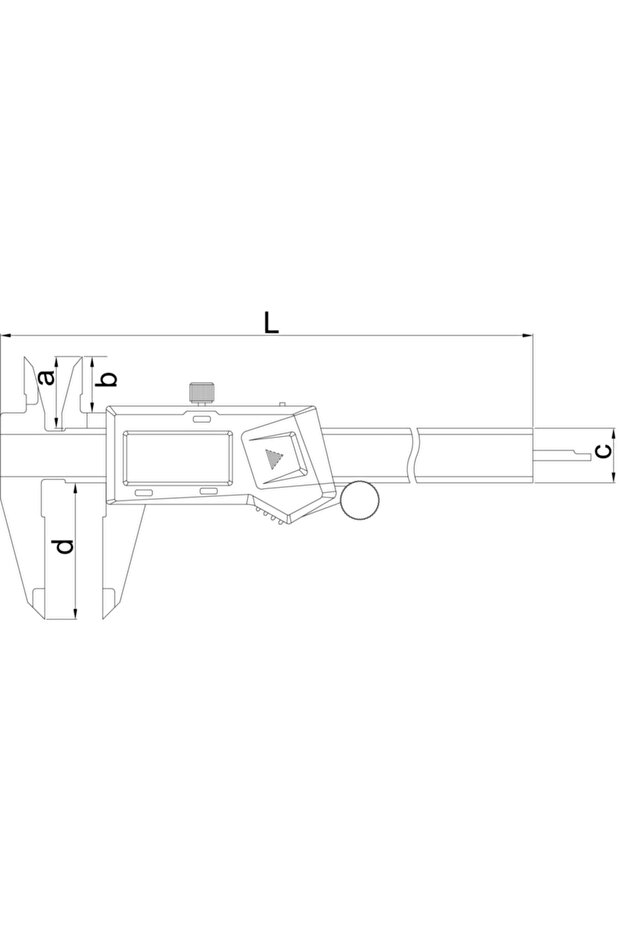 Insize Digital Kumpas 1108 - 300 Mm - 2