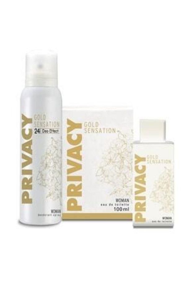 Prıvacy Gold Sensation Edt 100 Ml Kadın  Parfüm Ve 150 Ml Deodorant Kofre Set - 2