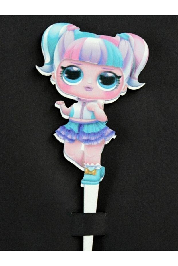 Lol Doll Cake Toothpick Ornament 1 Piece