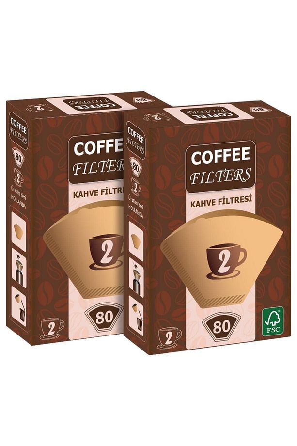 Filtre Kahve Kağıdı No:2 80'li X 2 Adet - 1