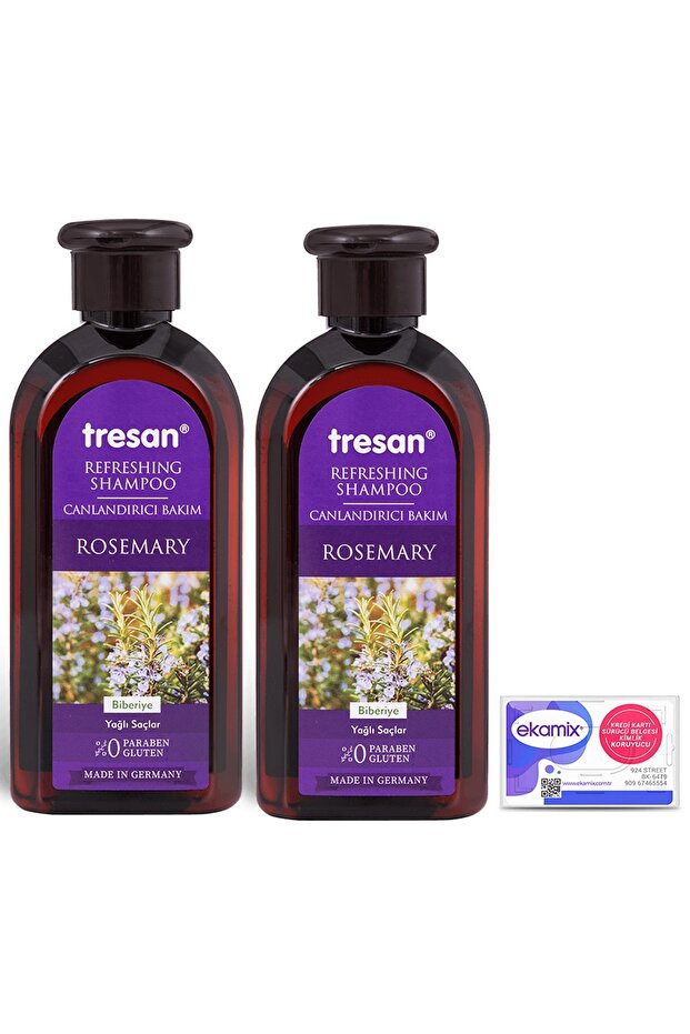 Rosemary Revitalizing Care Shampoo 300 ml (2 Packs)