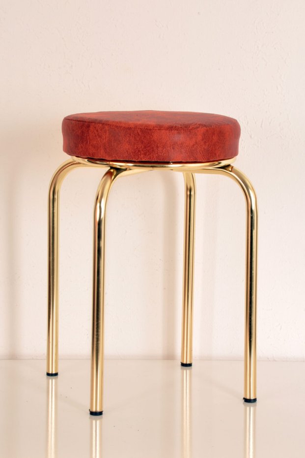 Single Tile Luma Gold Octopus Stool Kitchen Stool Iron Stool
