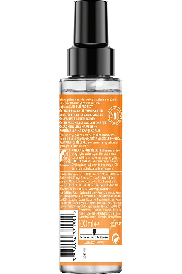 Sun Protect Güneşe Karşı Koruyucu Saç Bakım Spreyi 100 Ml 2'li - 4