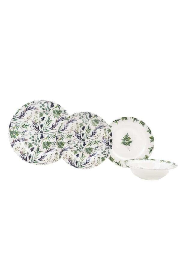 Porselen 24 Parça Yemek Set Dijital Db 0999 - 4