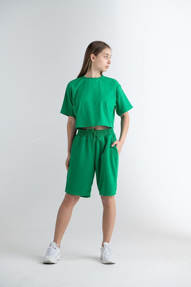 Limited Edition Lightweight Unisex Şort Lte-04 Green - 4