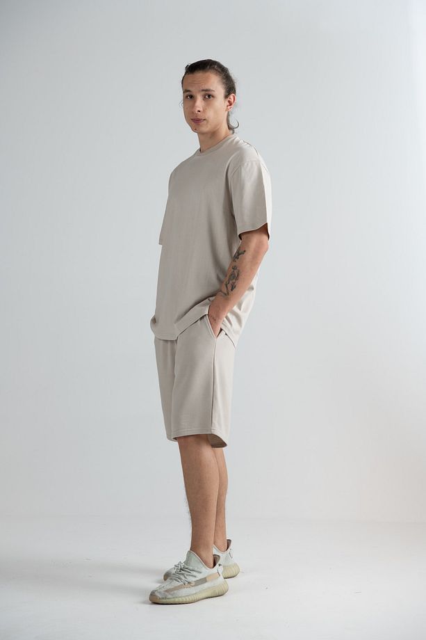 Limited Edition Lightweight Unisex Şort Lte-04 Stone - 1