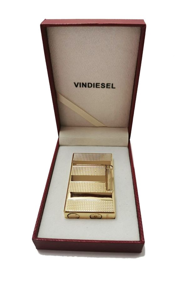 Kutulu Gold Dupont Tarzı Gazlı Çakmak Ekstra Çakmaklı Vd05 - 3