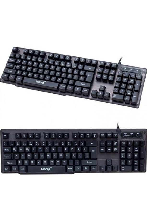 Lx-t302 Gaming Oyuncu Rgb Işıklı Mekanik Hisli Klavye + Mouse Fare Set 101..lxt302 - 2