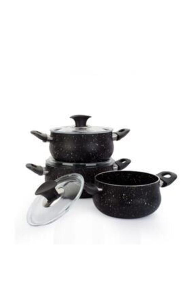 Dora 6 Parça Granit Güveç Seti - 1