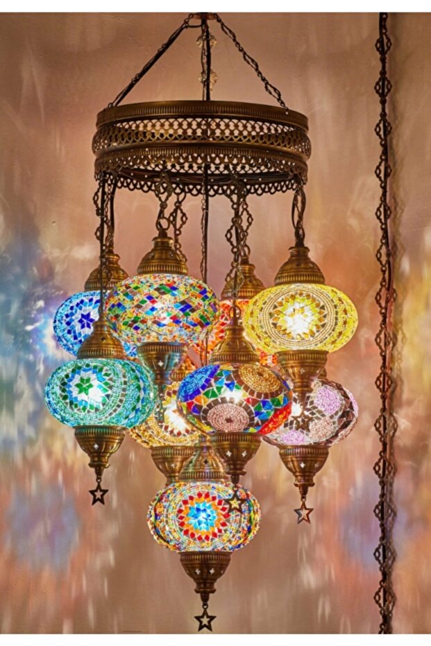 Neyazı Mozaık 9lu Avize - 1