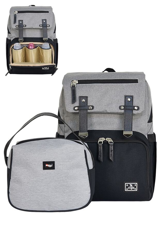 Working Mothers Bag Bebek Bakım Sırt Çantası - Siyah - 1