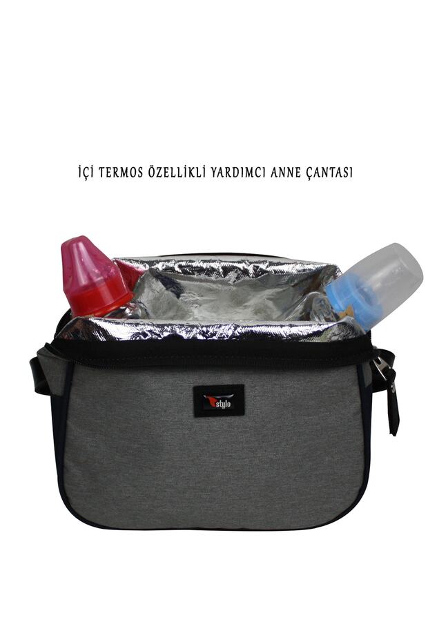 Working Mothers Bag Bebek Bakım Sırt Çantası - Siyah - 6