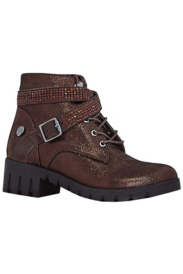 D18kb-4570 Deri Kadın Bot - 1