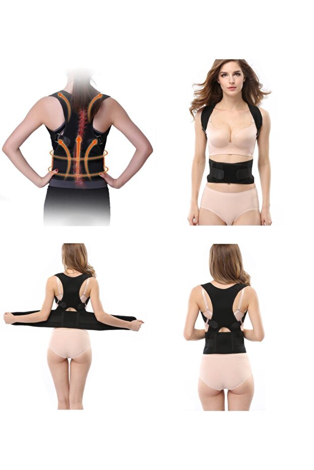 Upright Posture Corset Humpback Corset Magnetic Waist Back Men Womens Corset Vest Chiffon Corset