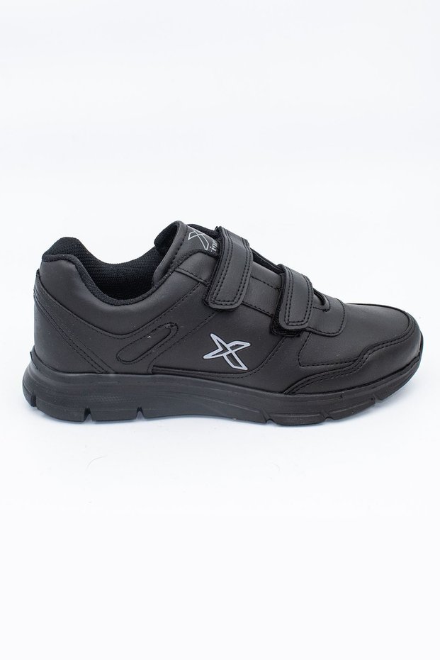 Kinetıx Adun Pu Black Gray Unisex Sports Shoes