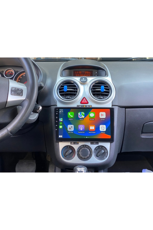 6gb ram 128 OPEL CORSA C-D 9İNÇ ÇERÇEVE DAHİL uyumlu KABLOSUZ CARPLAY-ANDROİD AUTO MULTİMEDYA - GERİ - 6