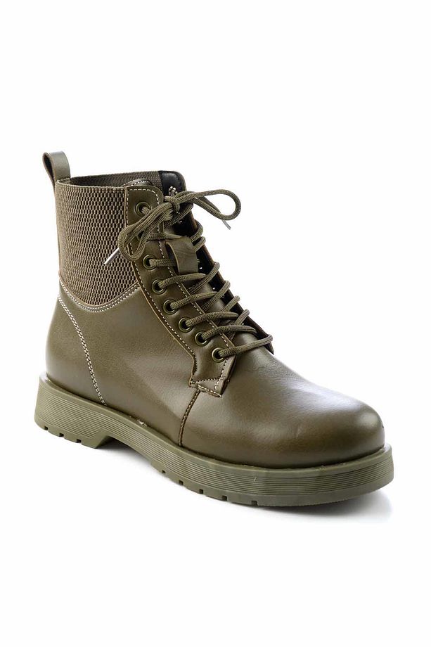 Haki Kadın Bot & Bootie K02792070109 - 3