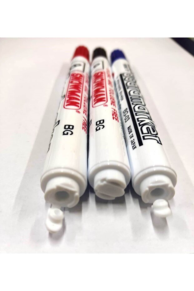 TAHTA KALEMİ-BOARDMARKER / SNOWMAN 3 ADET RENKLİ - 2