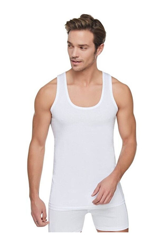 Silver 3001 Cotton Men 'tank top Jersey (Pack of 6)