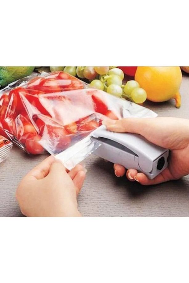 Mini Pilli Poşet Kapatıcı Poşet Vakumlayıcı Poşet Ağzı Yapıştırıcı Poşet Kapama Makinesi - 3