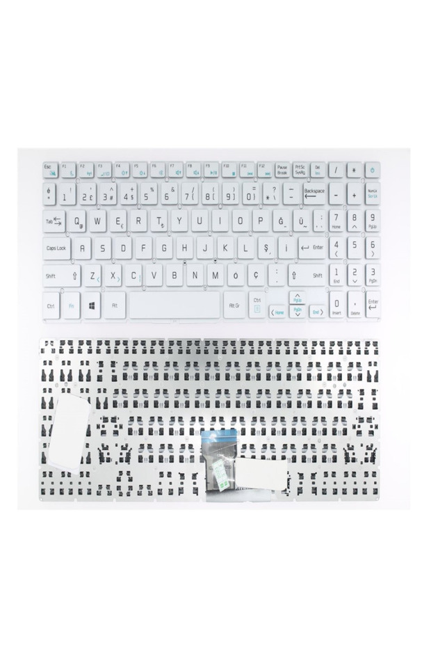 Casper Nirvana S500.1021-4150R-G Silver Notebook Klavyesi Gri TR - 1