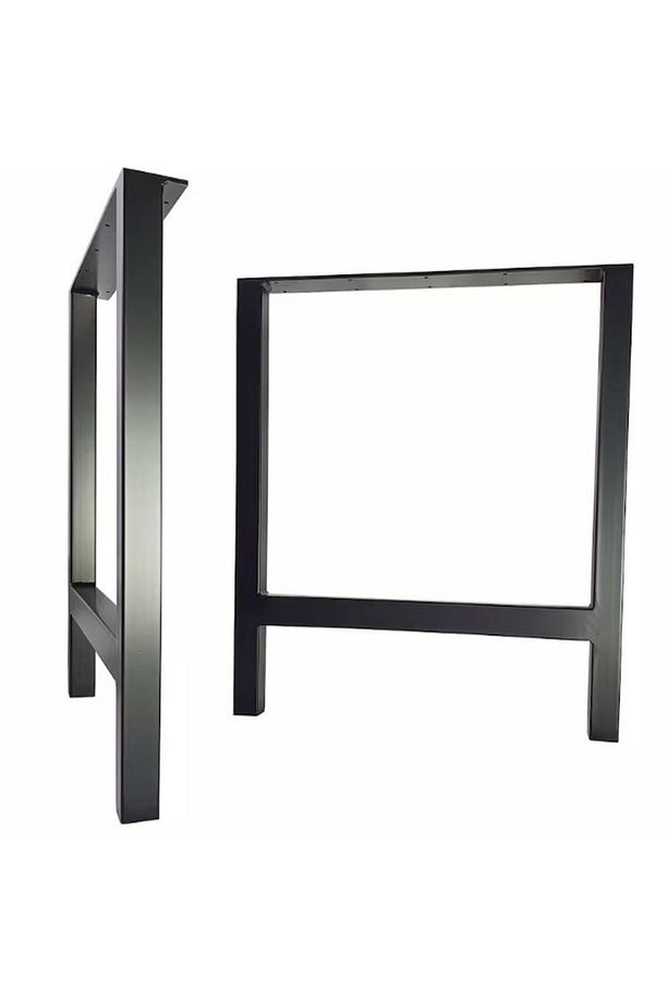 Metal Ayak Masa Ayağı Ahşap Kütük Masif Çalışma Yemek Mutfak Ofis Masası Retro Ayak 2 Adet 70 Cm - 8