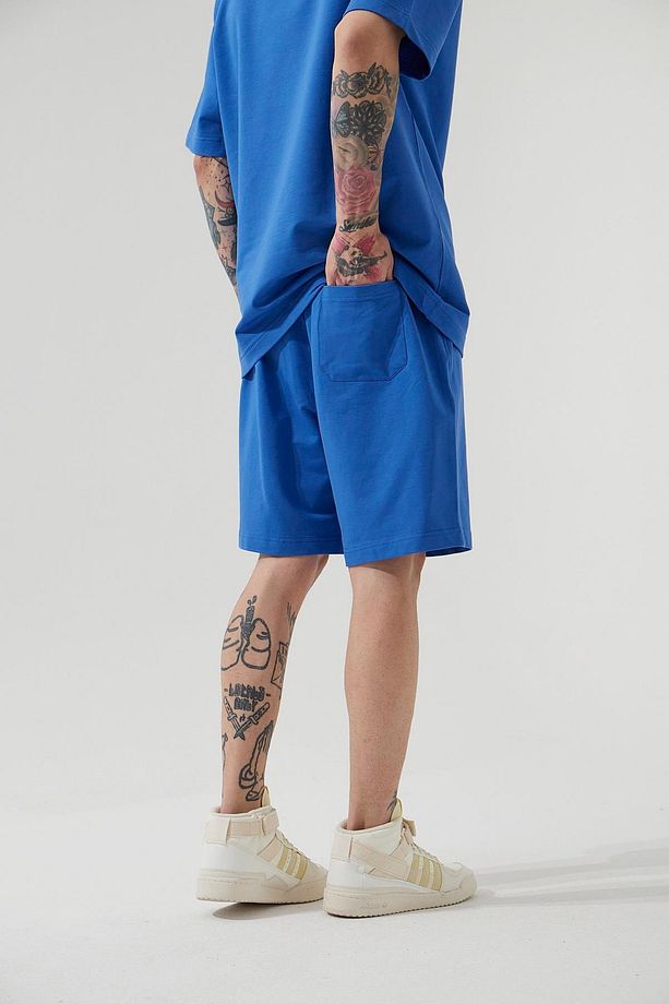 CPR4039 UNISEX OVERSIZE BASIC CEPLİ ŞORT - 3