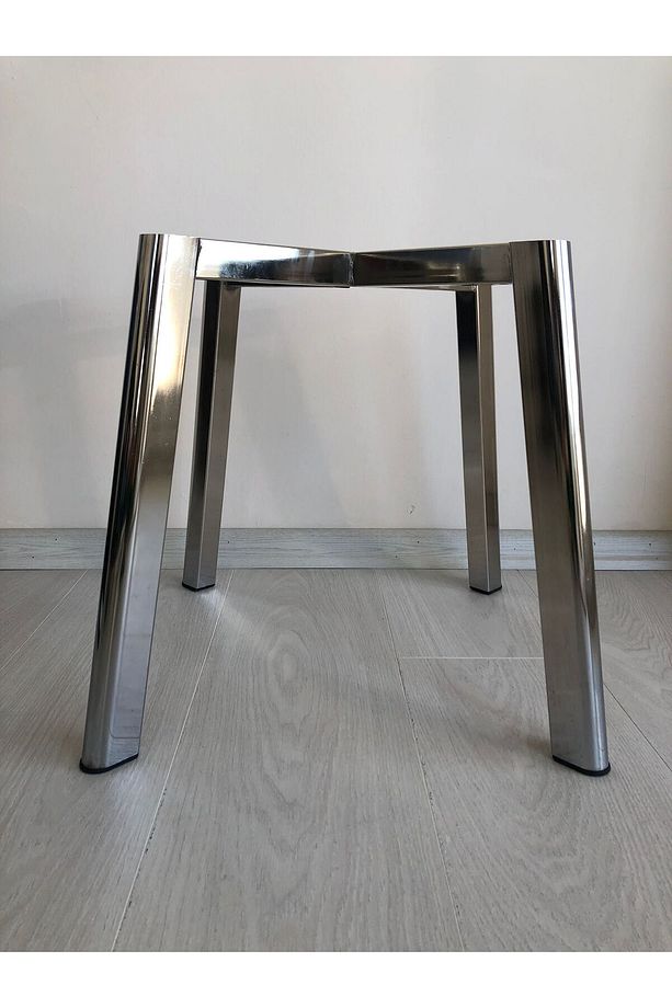 METAL, 40 CM KROM KAPLAMA D SANDALYE AYAĞI (2 ADET) - 2