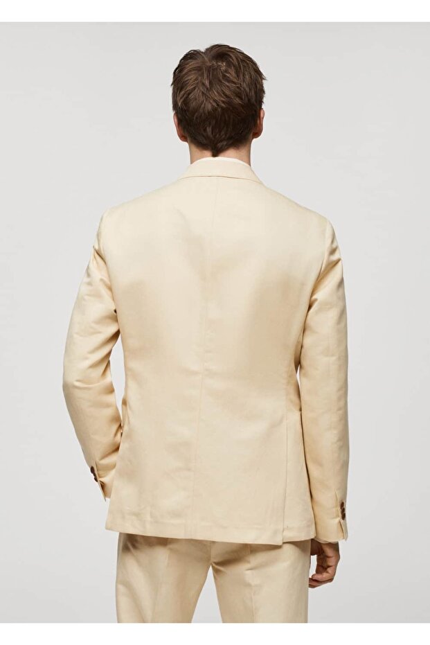 Blazer dublu din bumbac - 5