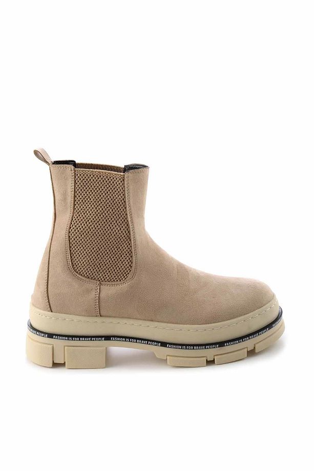 Bej Süet Kadın Bot & Bootie K02643163602 - 2